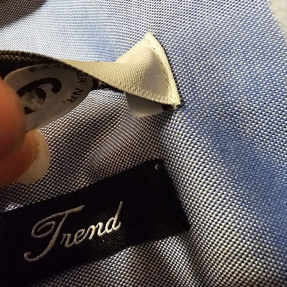 NWOT-Versace Collection Trend Sz.16½  42 Button  Down Shirt Flip Cuff   V-BL - Picture 11 of 15